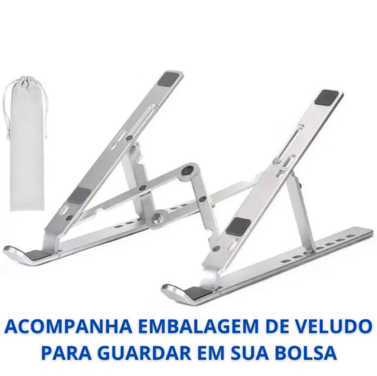 Suporte para Notebook Dobrável - Ajuste de Ângulo e Altura - Foto 2