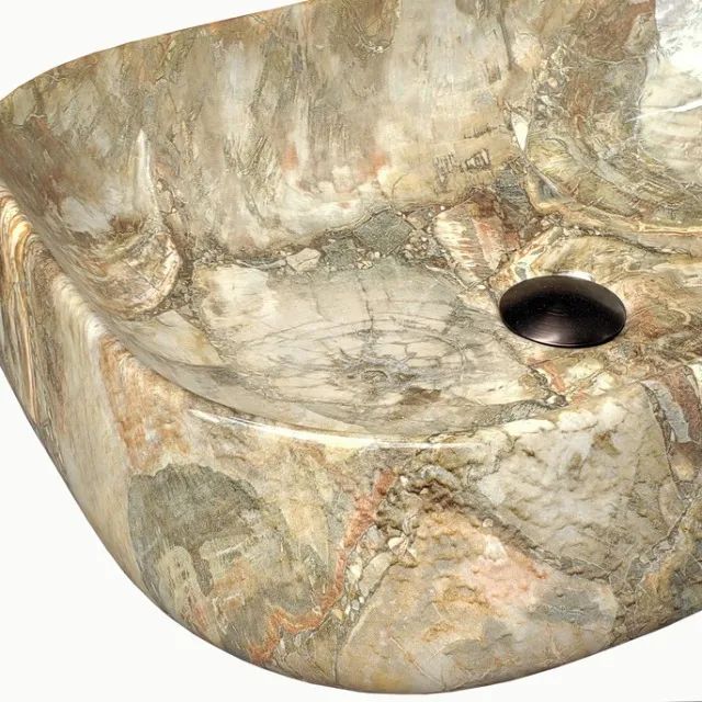 Cuba Apoio Evier Marble Ônix Tiger Banheiro - Foto 4