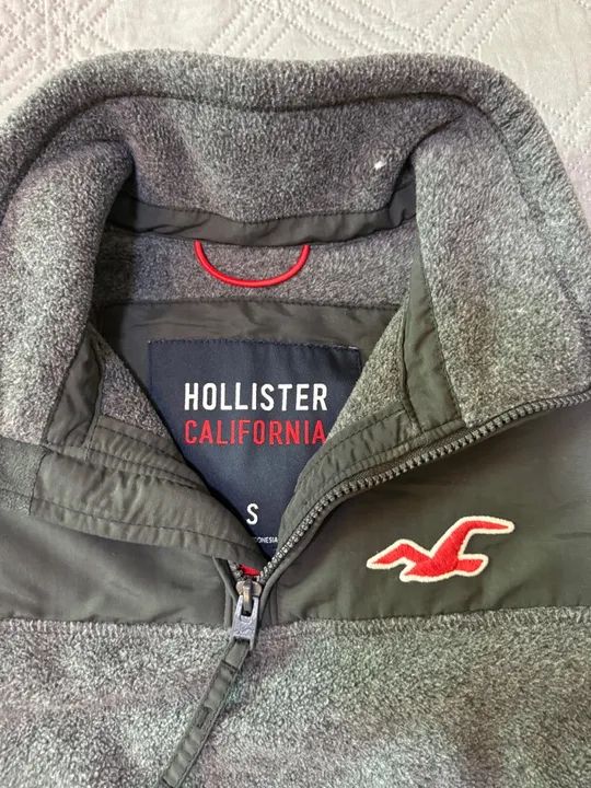 Casaco blusa fleece cinza - Foto 3
