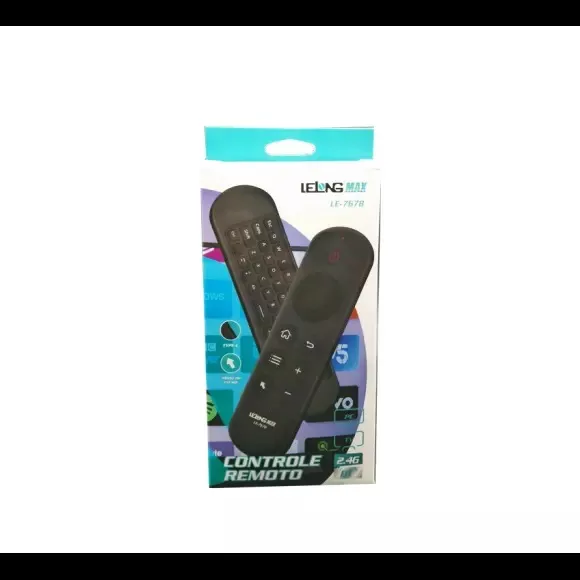 Air Mouse Mini Teclado Smart Sem Fio LELONG LE7678 - Loja Natan Abreu