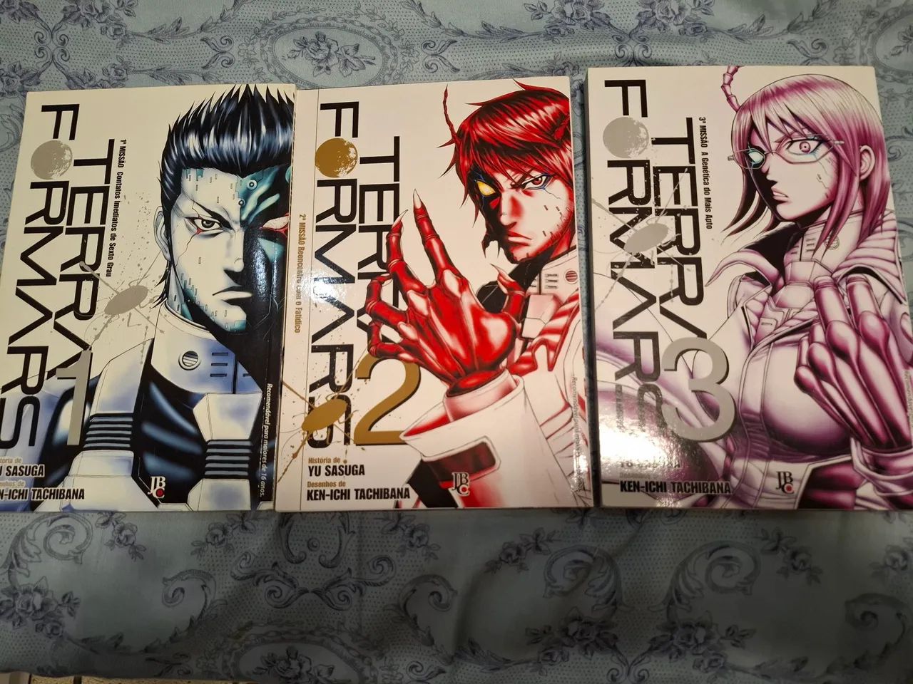 Mangá Terra Formars 1, 2 e 3 - Completo