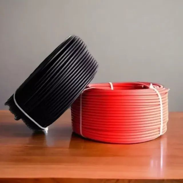 Cabo Solar Fotovoltaico 6mm 50m Preto + 50m Vermelho - Foto 4
