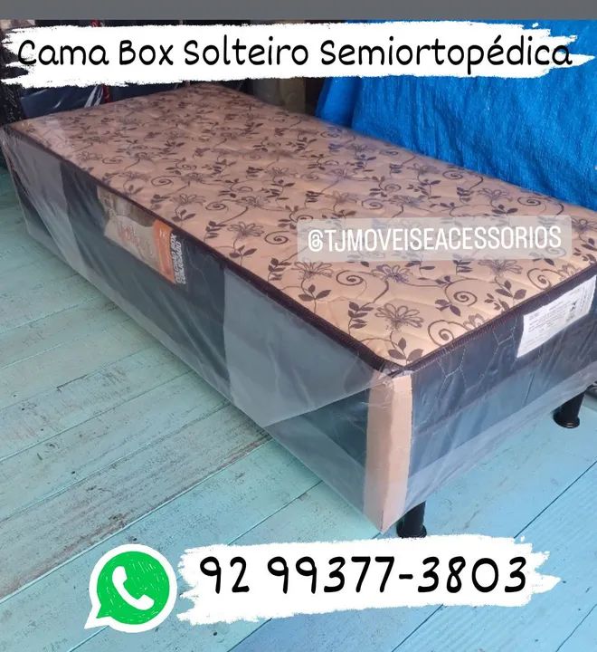 Cama Box Solteiro Nova - Foto 2