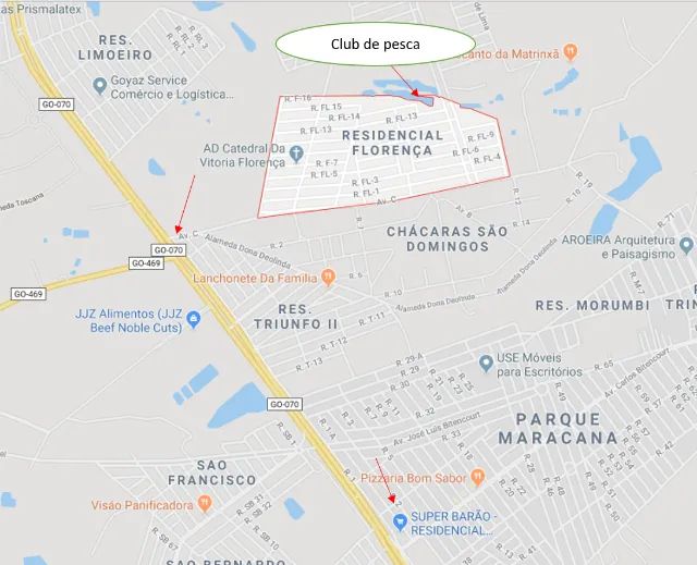 Vedes Terreno, 231 m² Residencial Florença I Goianira go