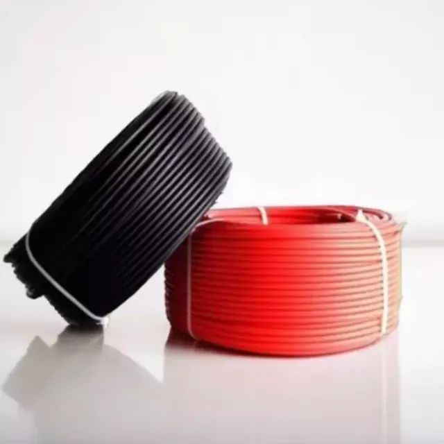 Cabo Solar Fotovoltaico 6mm 50m Preto + 50m Vermelho