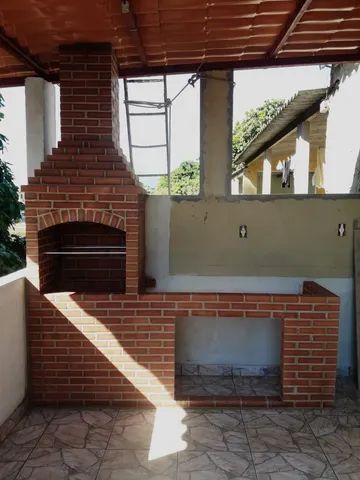 Churrasqueira com bancada de 1,20 