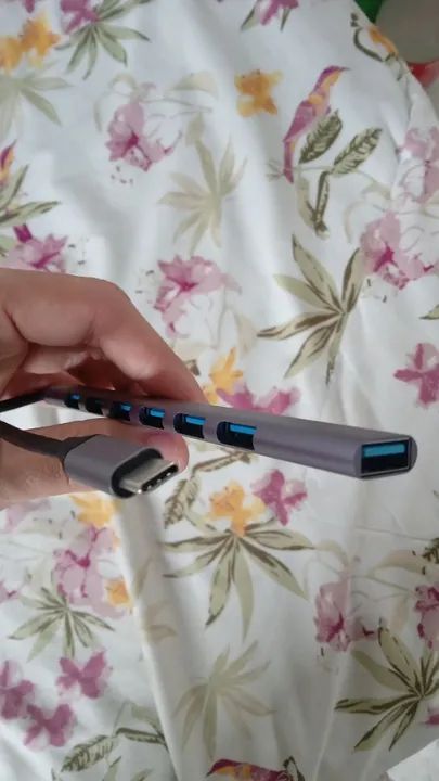 Hub Typ-C para USB 7 portas