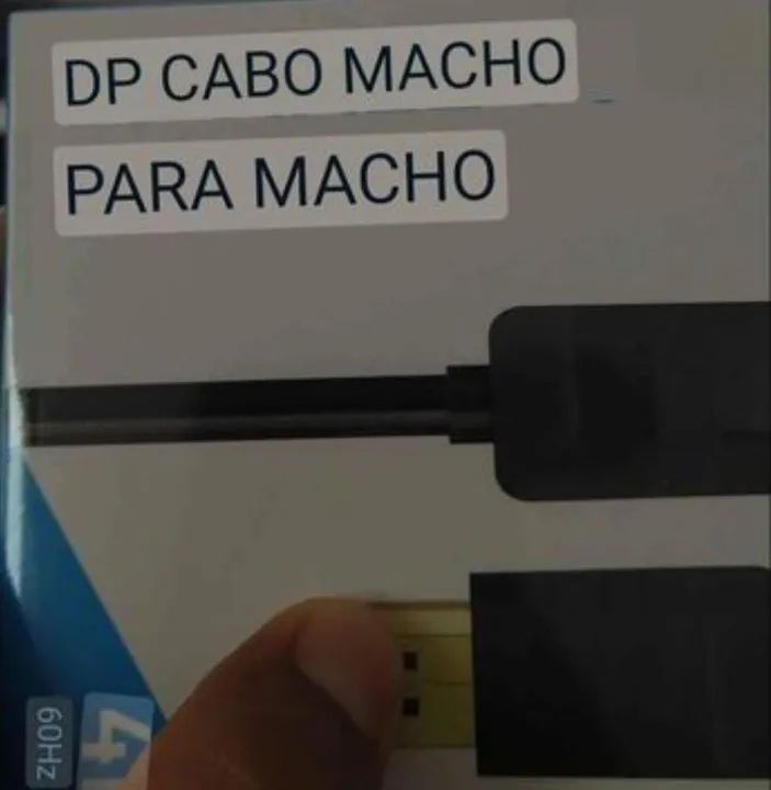 Cabo DisplayPort Macho para Macho 60Hz