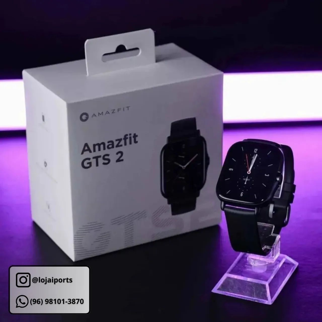 Amazfit GTS 2 GPS Integrado Armazenamento Para Musicas Original Novo Lacrado Smartwatches Central Macapa 1346418939 OLX