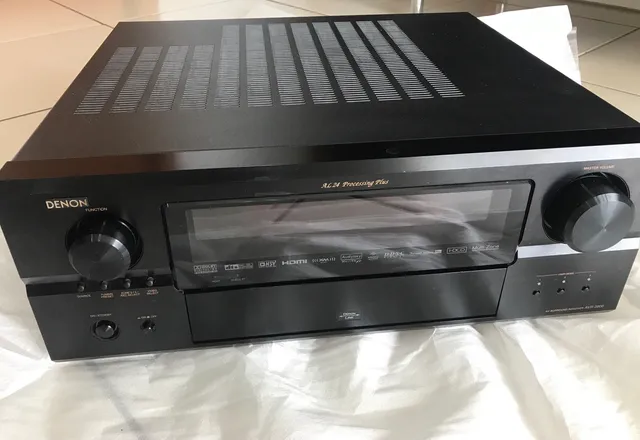  Denon AVR-3806 7.1 Canal Home Theater A/V Receptor Surround -  Negro : Electrónica