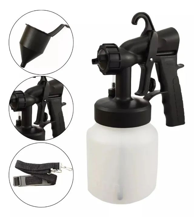 Pistola De Pintura Profissional Elétrica Profort 800ml 650w 220v - Foto 2