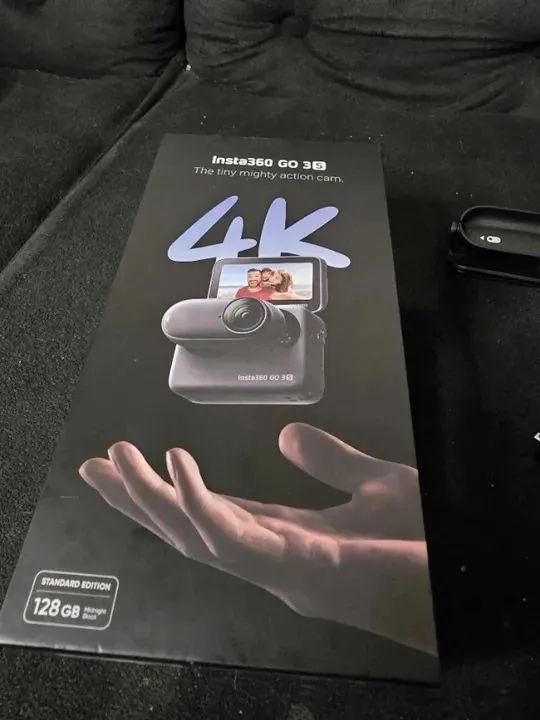 Vendo Insta360 Go 3s Standard Edition Midnight Black 128 Gb Cor Preto - Foto 3