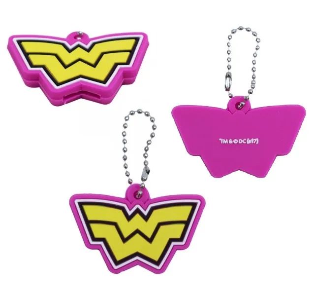 Capa de Chave Personalizado DC Comics Mulher Maravilha Super Homem e Batman - Foto 3