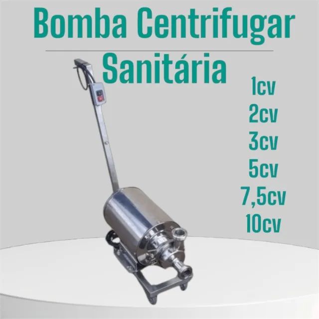 Bomba Centrifuga Sanitária c/ Carrinho