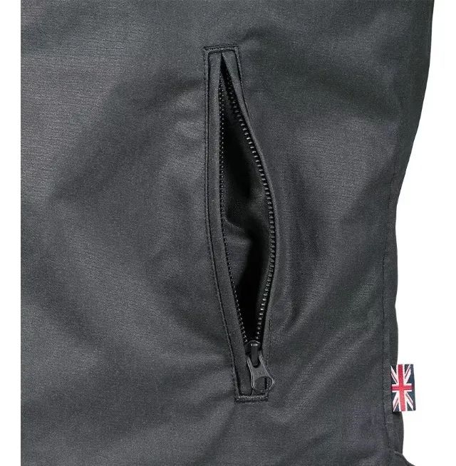 Jaqueta Moto Triumph Original Braddan Wax Black Large - Foto 4