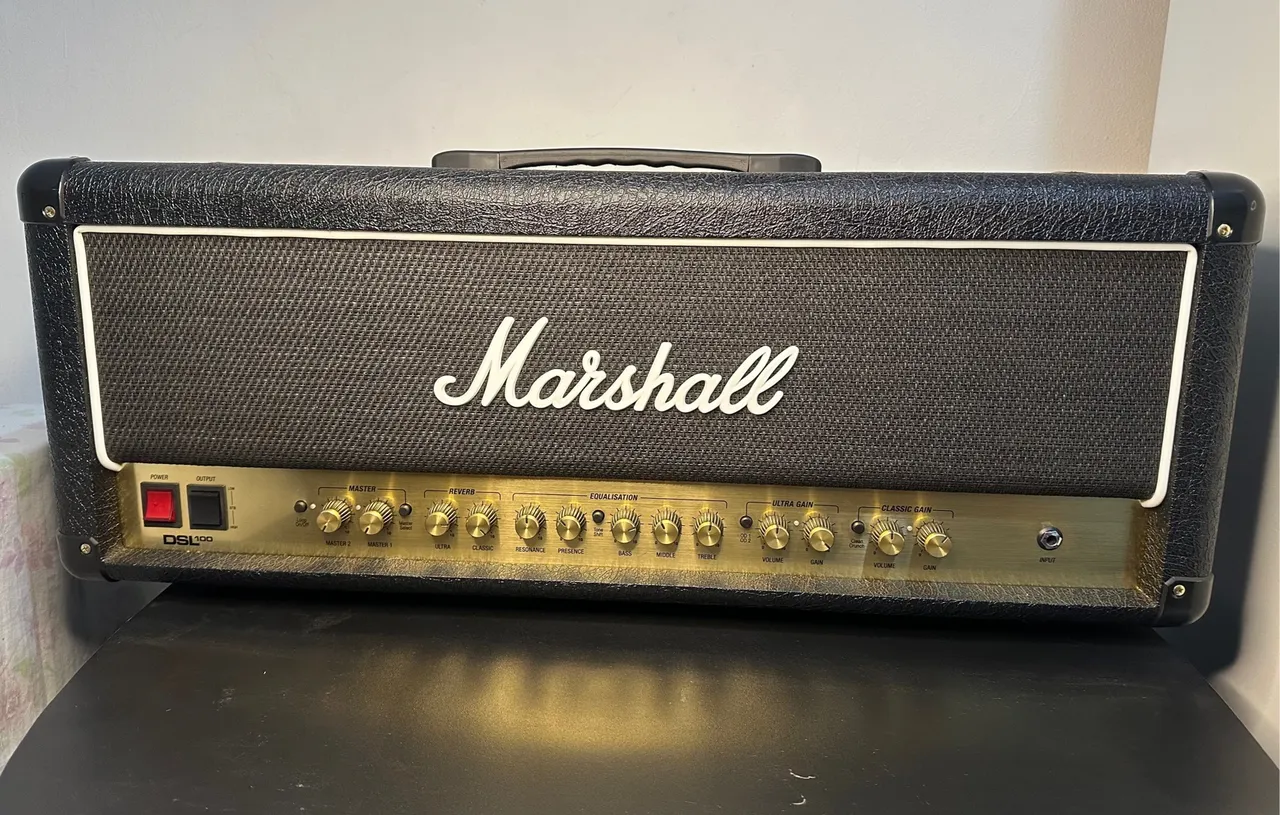 Amplificador Marshall DSL 100H Valvulado.