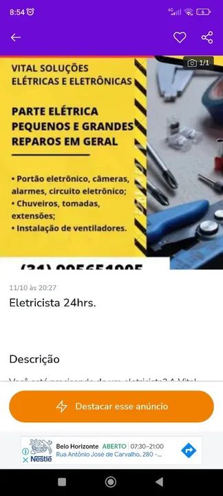 Eletricista residencial 24hrs - Foto 2