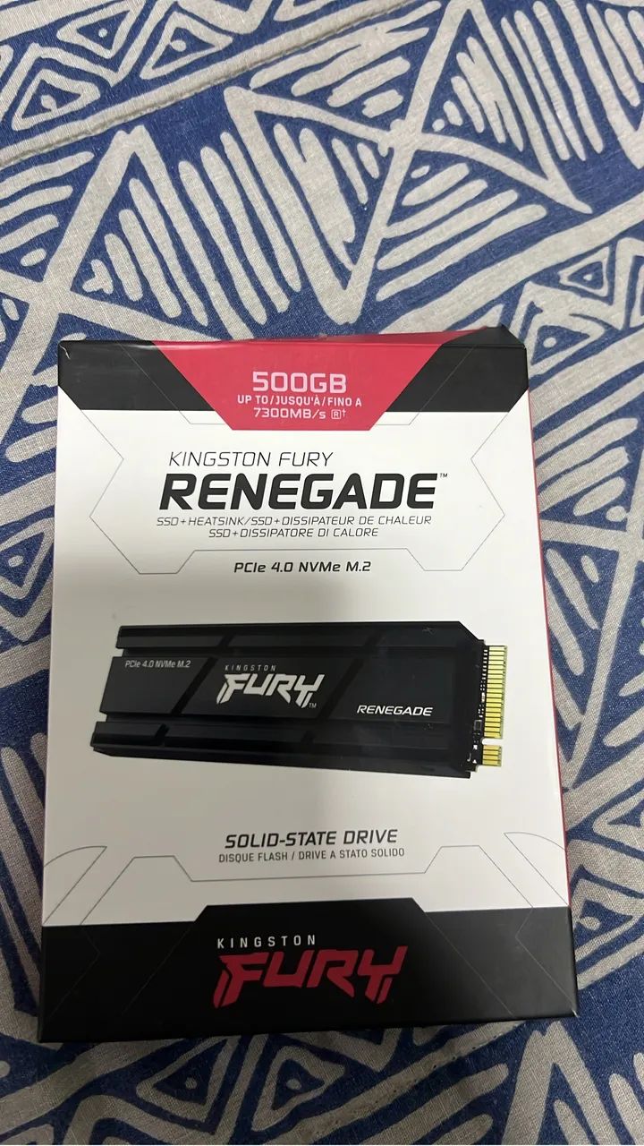 Ssd nvme 500gb kingston fury