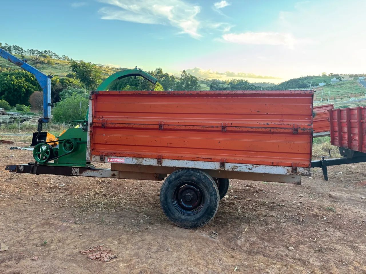 Carreta forrageira pinheiro