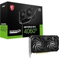Placa de Vídeo MSI GeForce RTX 4060 Ti Ventus 2X OC