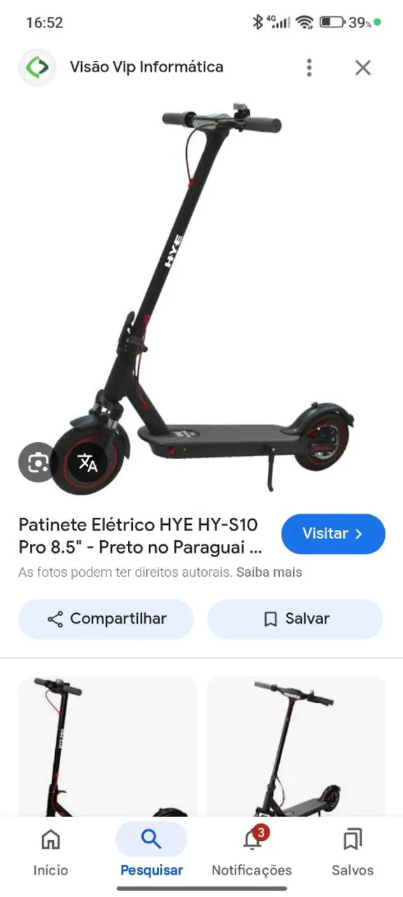 Patinete HYE HY-S10 Pro 8.5"