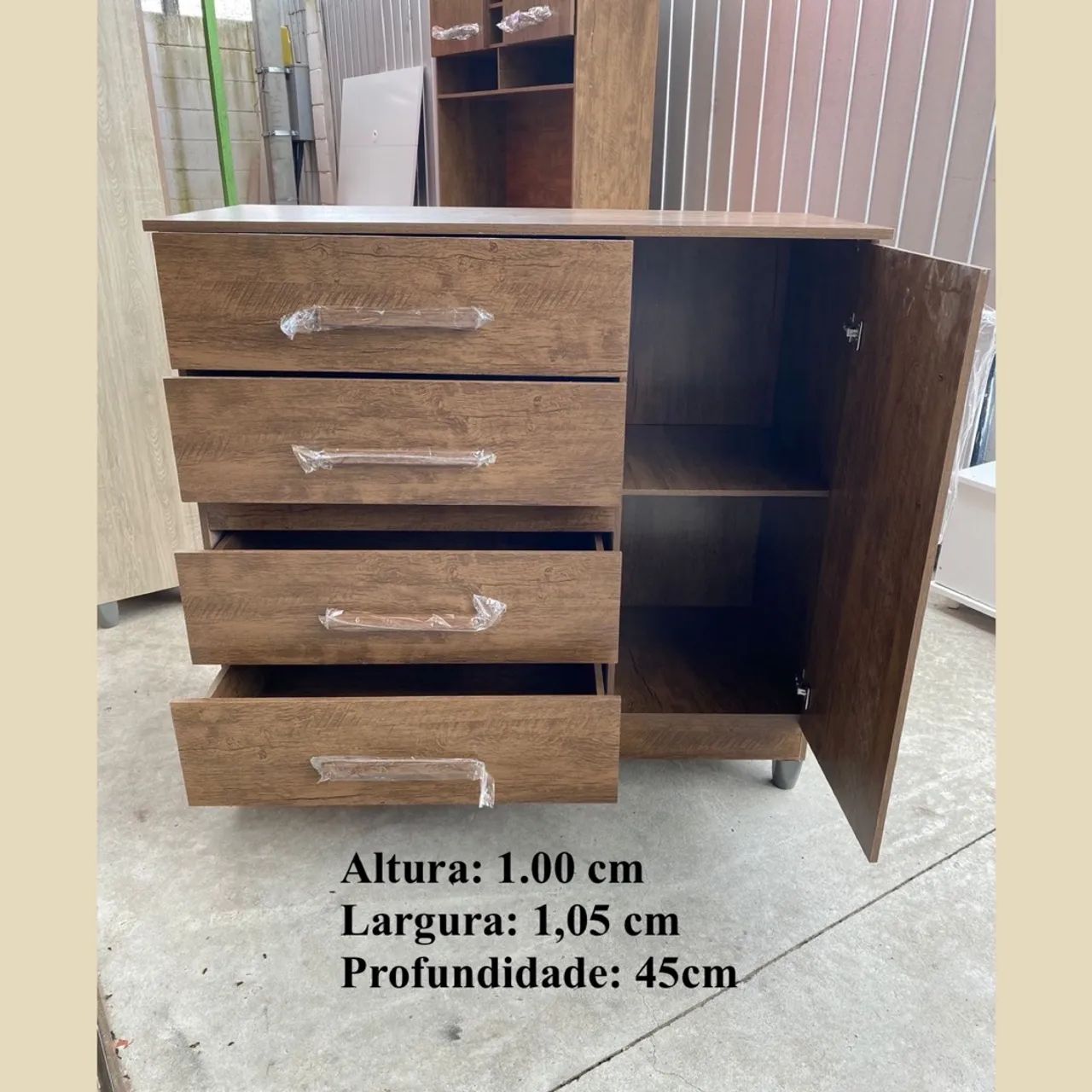 Cômoda com 4 gavetas - entrego hoje  - Foto 2
