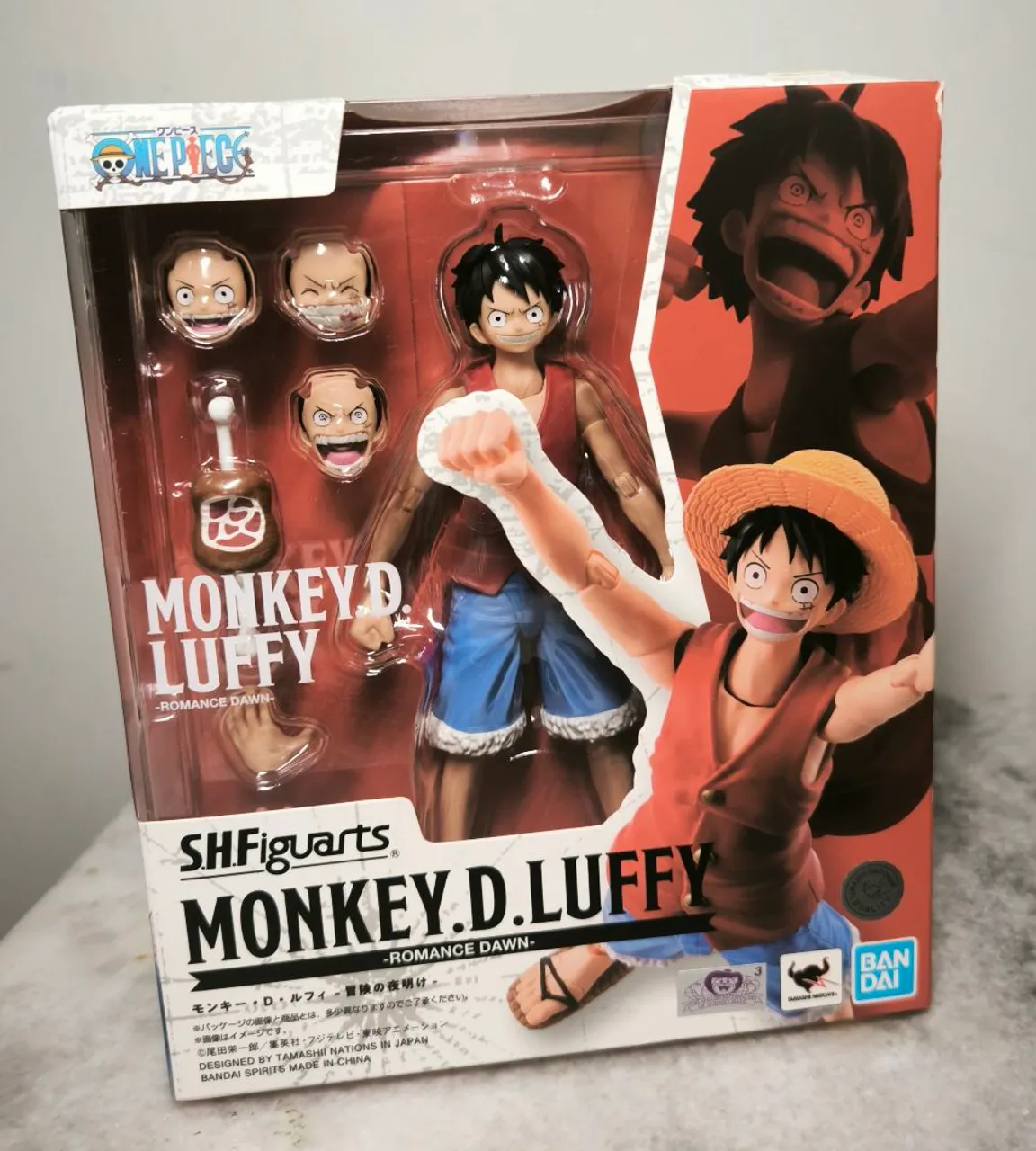 Monkey D. Luffy - Romance Dawn shfiguarts Lacrado original