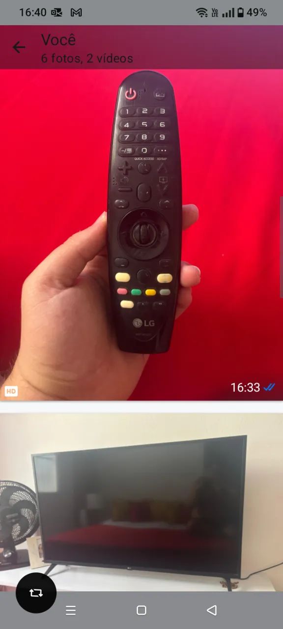 Smart tv com avaria 50" - Foto 2