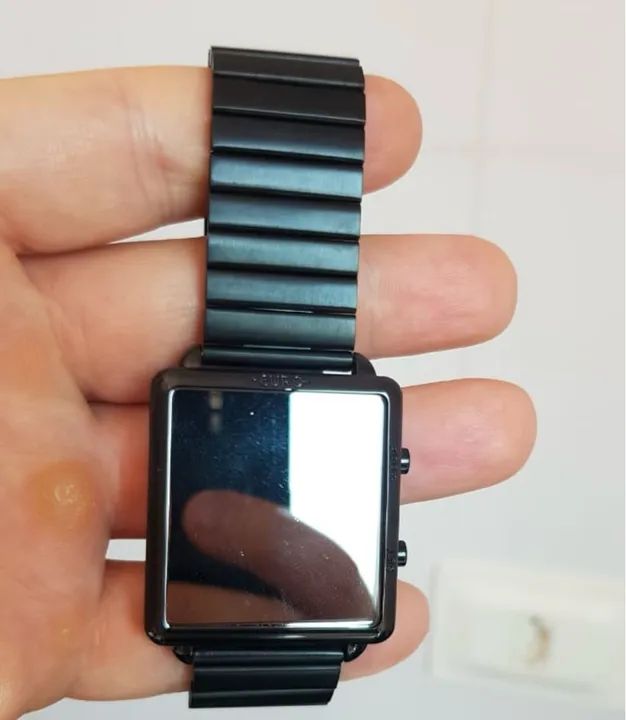 Relógio Digital Pulseira Preta