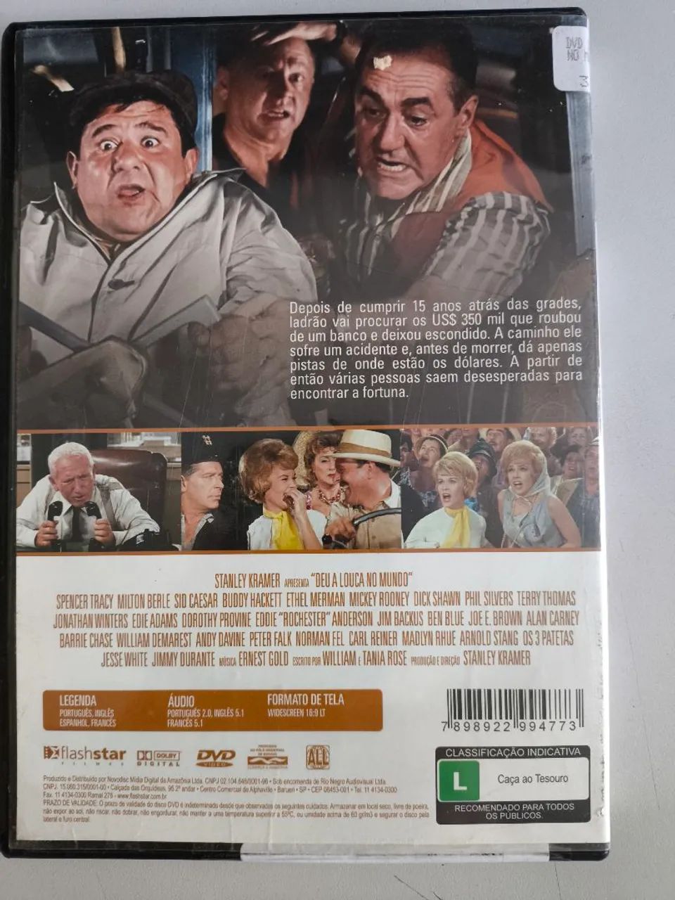 Dvd Deu a Louca no Mundo  - Foto 2