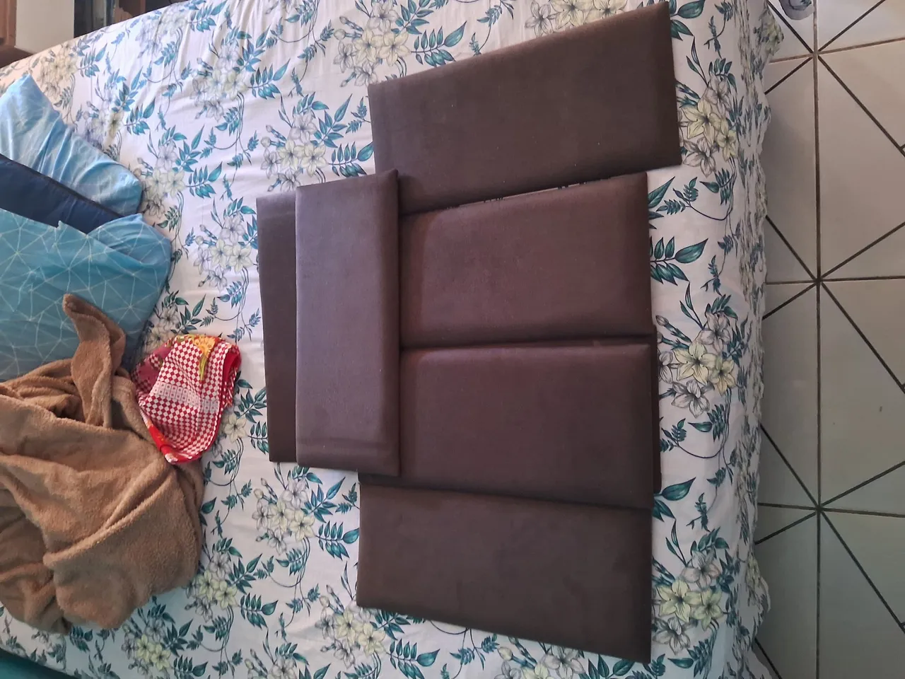 Cabeceira de Cama casal marrom