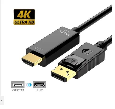 Cabo adaptador Display port Dp para Hdmi