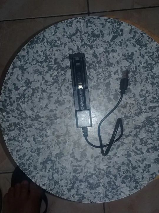 carregador de bateria  para maquina cortar cabelo portatil  cabo usb  - Foto 3