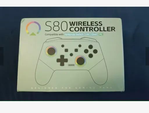 Controle Sem Fio Para Nintendo Switch OLED/LITE/PC com Função Turbo Programável RGB LED - Foto 2