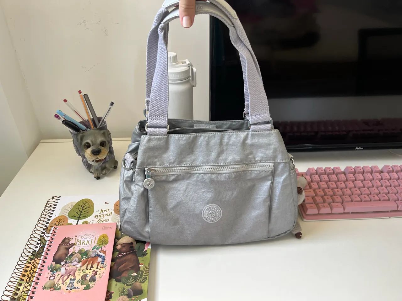 Bolsa kipling mão ombro original  - Foto 3