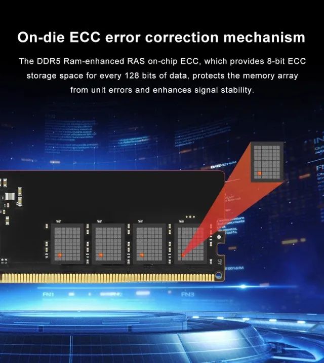 Memória RAM DDR5 16GB 6000MHZ Branca JUHOR - Foto 3