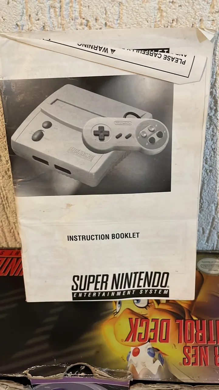 Manual Super Nintendo