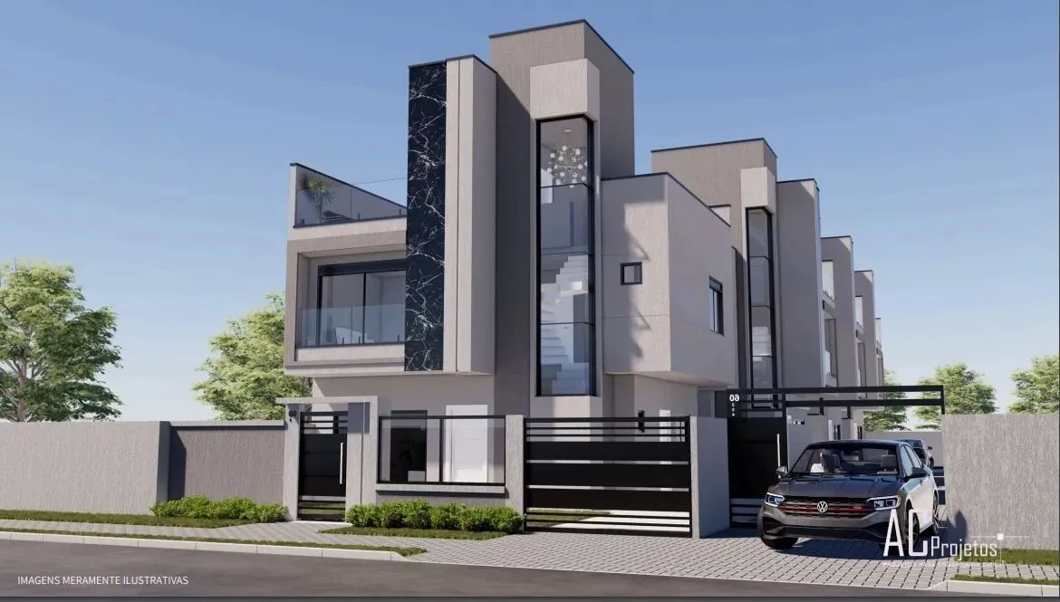 Sobrado com 3 quartos à venda por R$ 898000.00, 127.73 m2 - CAPAO RASO - CURITIBA/PR