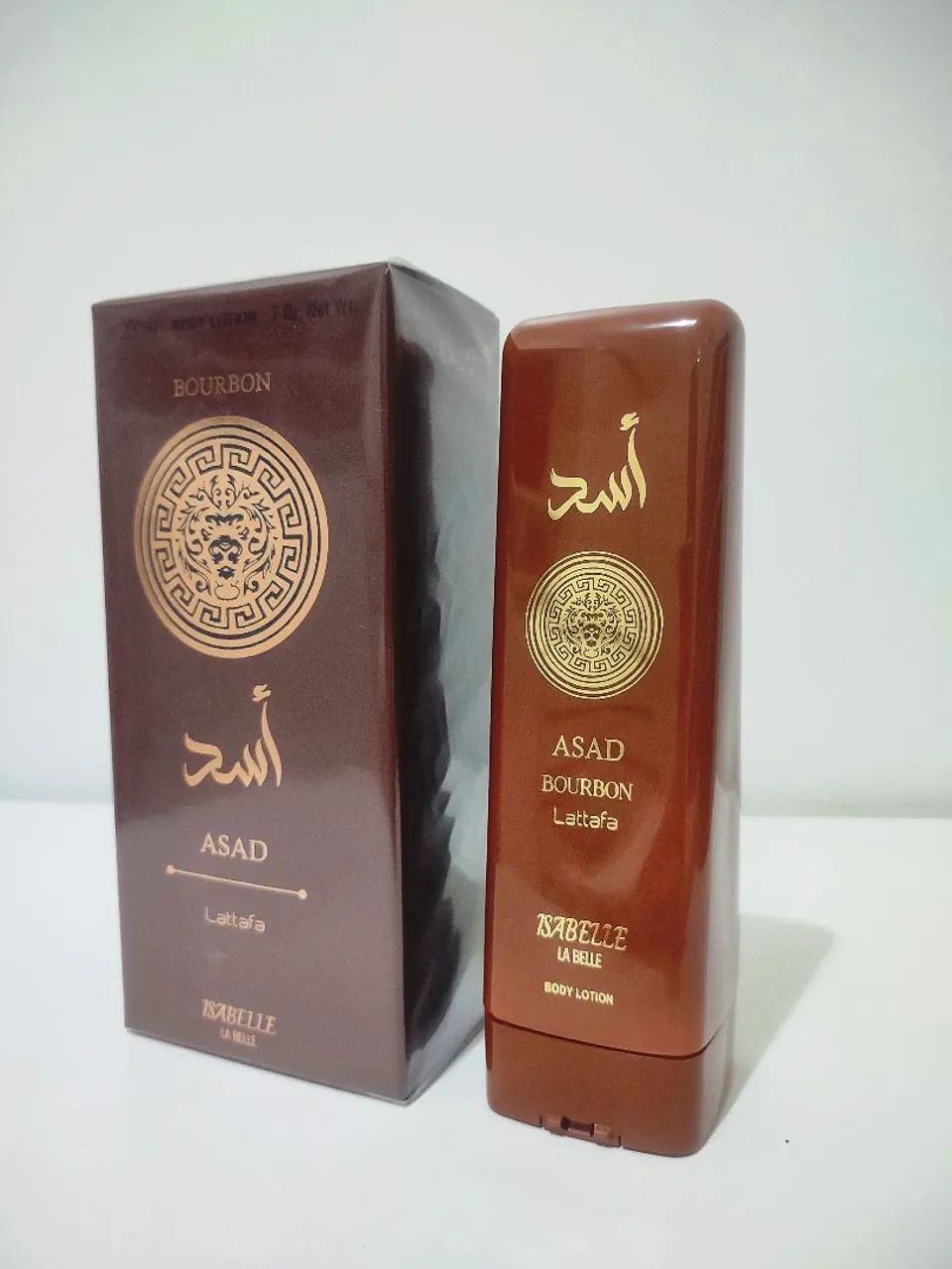 Asad Bourbon Body Lotion 200ml ( lacrados) - creme Isabelle La Belle