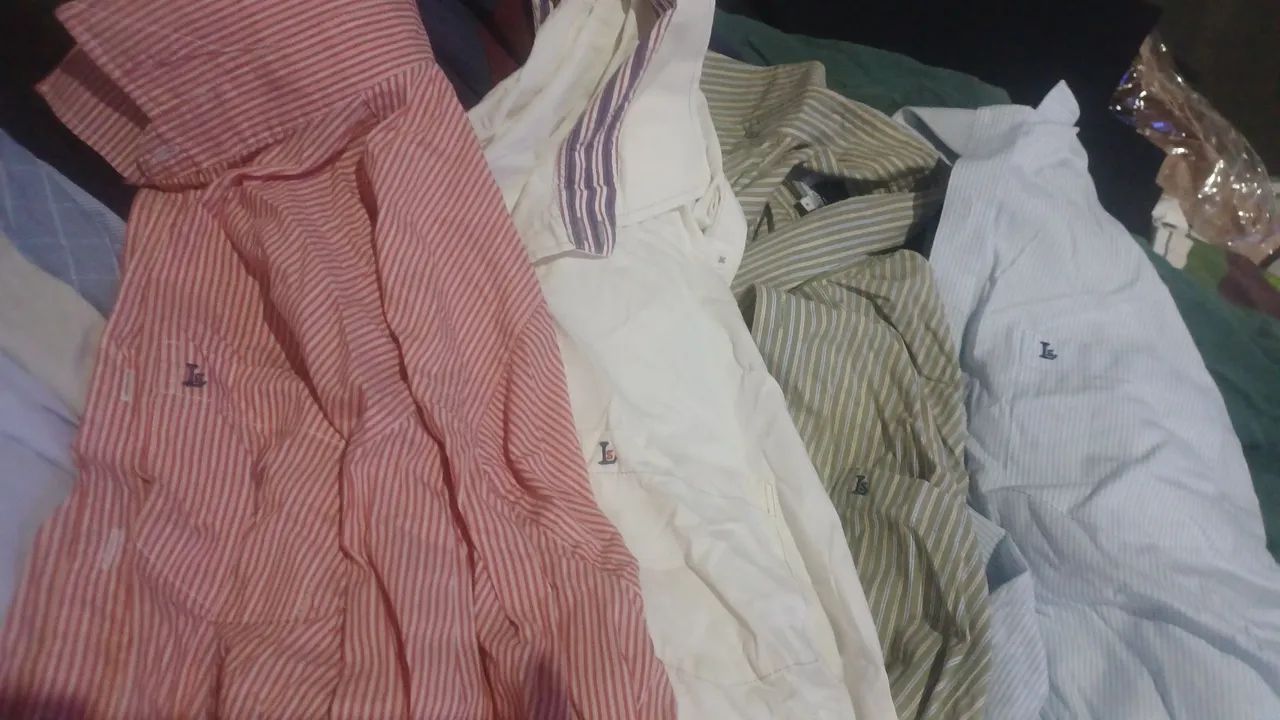 Camisas social  manga comprida - Estampa listrada - Foto 2