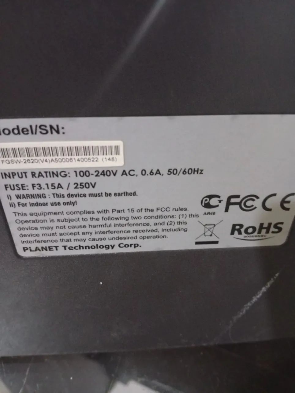 Switch de Rede Planet FGSW-2620 - Foto 2