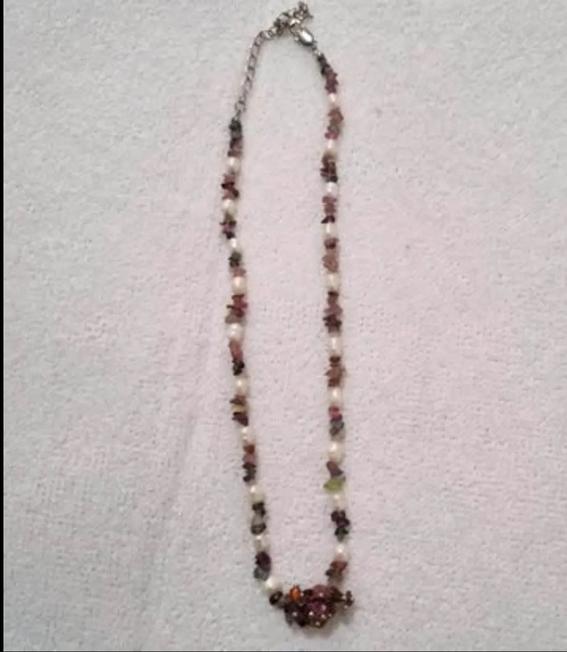 Vende-se Colar de Turmalina com pérola  R$ 40,00 - Foto 3