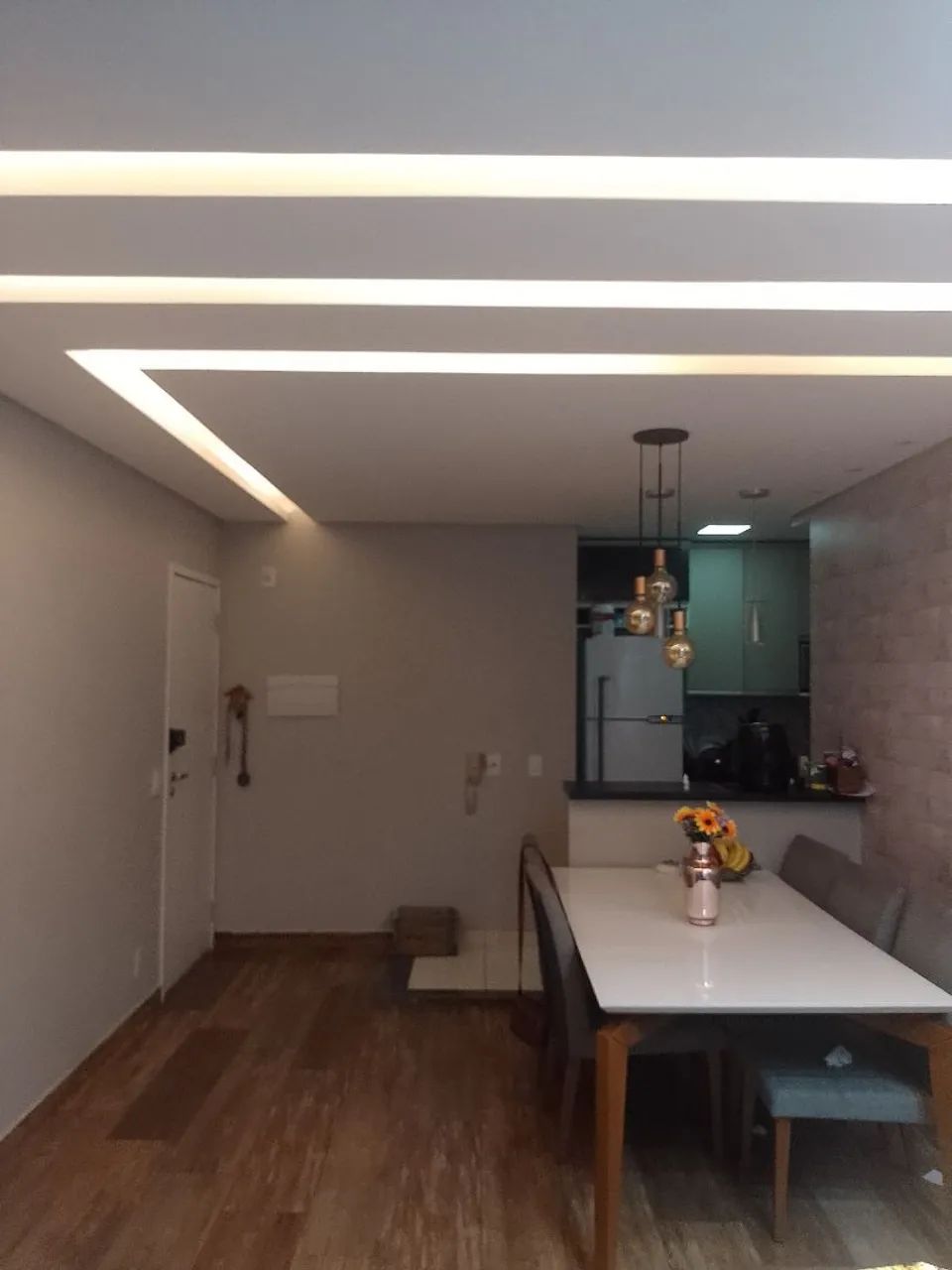 Mesa de jantar em laca e vidro 6 lugares - Foto 4