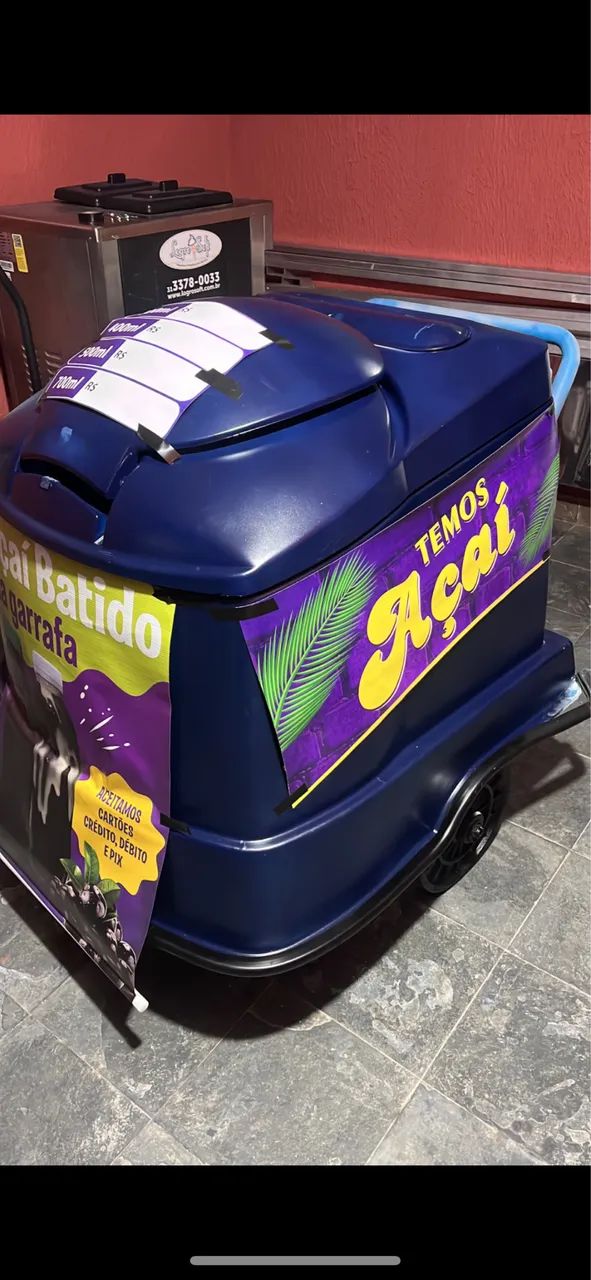 carrinho de açaí e Sorvete Gigante  - Foto 3