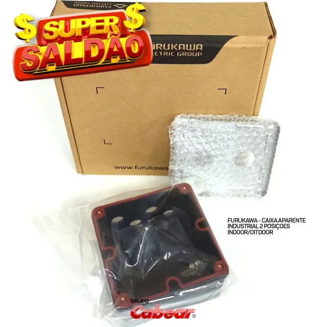 CAIXA APARENTE INDUSTRIAL 2 POSIÇOES - INDOOR/OITDOOR - FURUKAWA - Foto 3