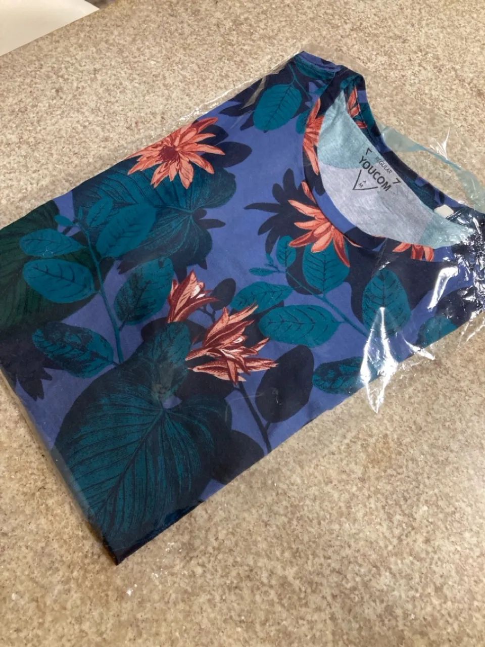Camiseta Masculina Youcom Floral - Foto 3