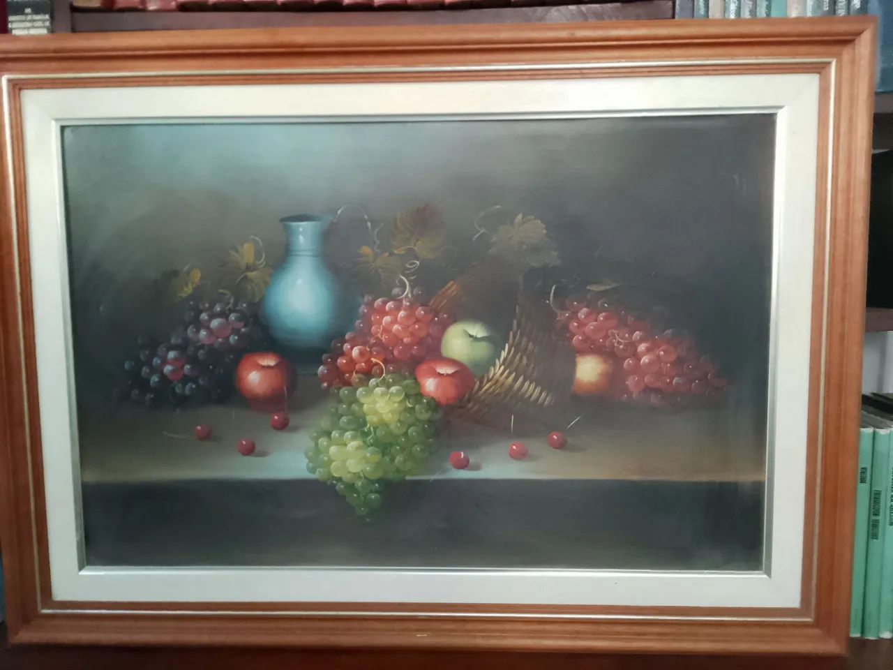 Quadro Natureza Morta com Frutas e Vaso - Foto 5