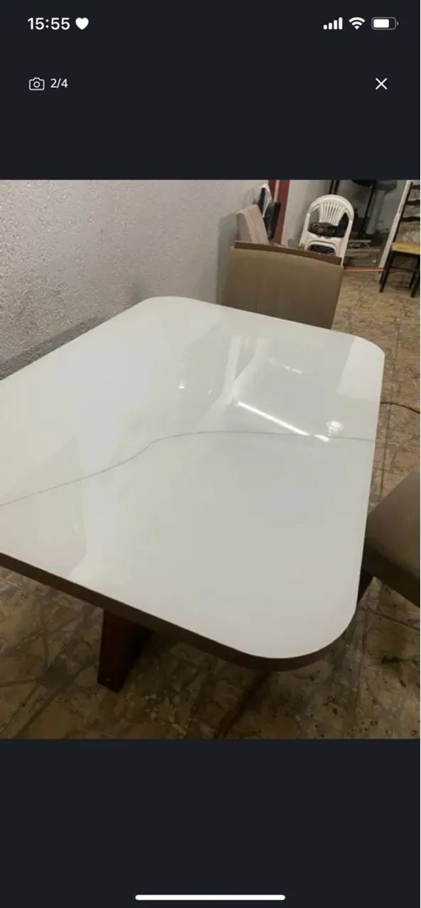 Mesa de jantar co quatro cadeiras  - Foto 3