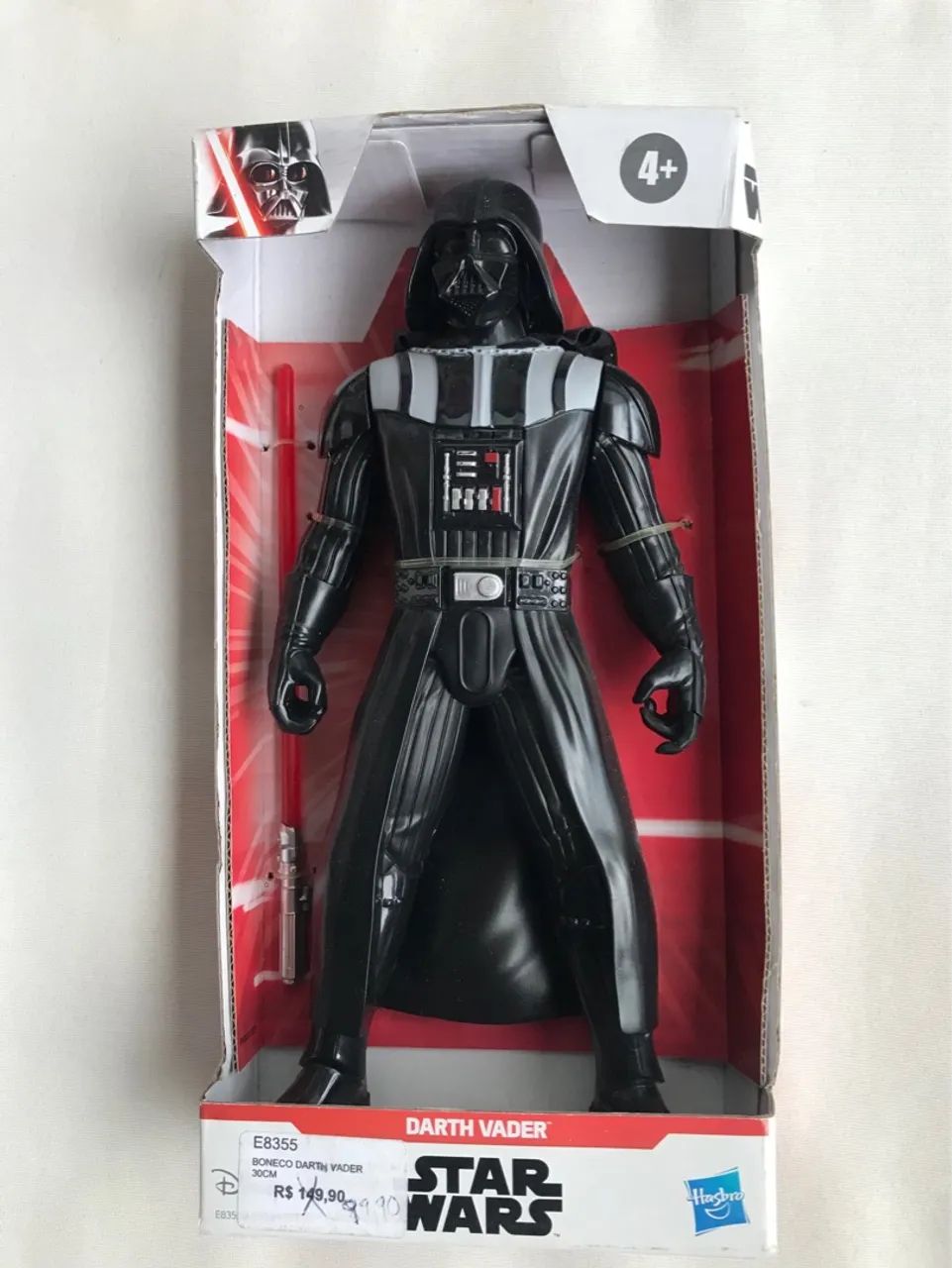 Boneco Darth Vader Star Wars com Sabre de Luz - Foto 3
