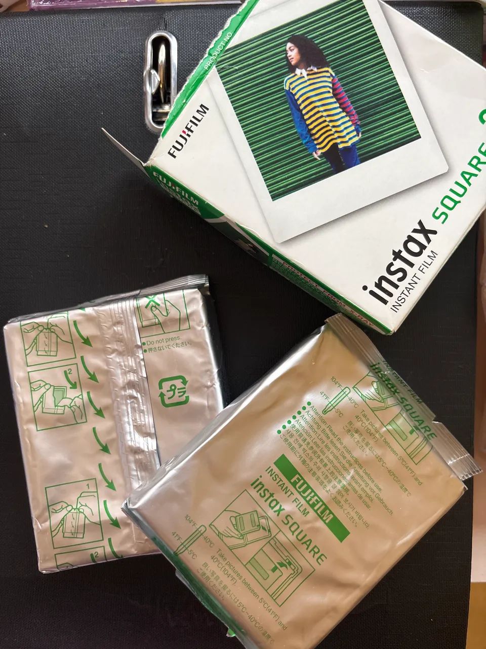 Polaroid Instax filme quadrado -10x2 fotos